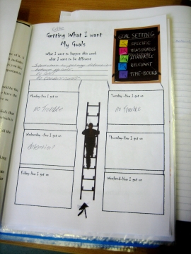 Solution focused strategies can be used for both behavioural and academic targets. 