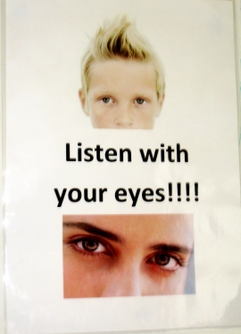 Class rules can be displayed and used as visual reminders and cues.