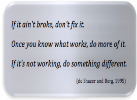 Solution Focused Thinking