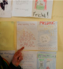 One of the benefits of displaying student work is instilling in students a sense of pride in their own work.