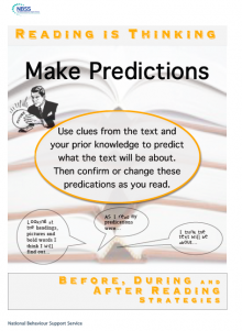 Among the skills effective readers and learners use are: Previewing, Predicting, Connecting, Questioning, Inferring, Summarisig and Evaluating.