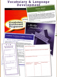 Fostering vocabulary and language growth could form part of a First Year Transition and Transfer programme.