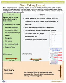 The link between reading skills and study strategies should be highlighted with students.
