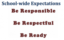 School-wide expectations are specific, positively stated behaviours that are desired of all in the school community.