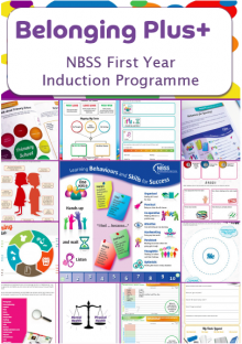 The BfL teacher supports the implementation of transition and transfer progammes for first years using the NBSS Belonging Plus+ resources.